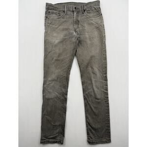 Levis 511 Jeans Men's 33x34 Green/Brown Slim Fit Straight Leg Flex Denim Pants